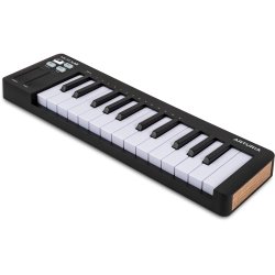 ARTURIA MicroLab mk3 Plug-and-Play MIDI/USB Keyboard (25 anslagsflsomme luksus minitangenter) Sort