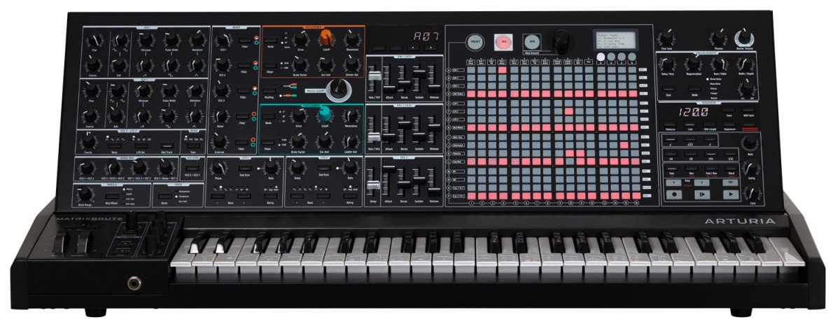 ARTURIA MatrixBrute Noir Edition Analog Matrix Synthesizer (49 ...