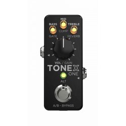 IK Multimedia TONEX ONE Modeling Pedal i Mikroformat til Guitar/Bas