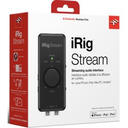 IK Multimedia iRig Stream Ultrakompakt Transportabelt Lydkort