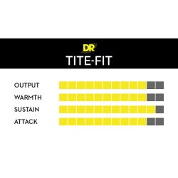 DR Strings LT-9 Tite-Fit Light 009-042 Elektrisk Guitar Strenges�t 