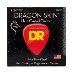 DR Strings DSE-11 Dragon Skin Hard Coated Heavy 011-050 Elektrisk Guitar Strenges�t 
