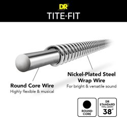 DR Strings EH-11 Tite-Fit Heavy 011-050 Elektrisk Guitar Strenges�t