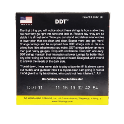 DR Strings DDT-11 Drop Down Tuning Heavy 011-054 Elektrisk Guitar Strenges�t 