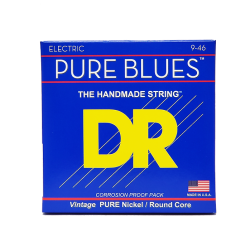 DR Strings PHR-9/46 Pure Blues Light Medium 009-046 Elektrisk Guitar Strenges�t
