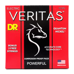 DR Strings VTE-11 Veritas Heavy 011-050 Elektrisk Guitar Strenges�t