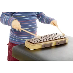NINO Percussion NINO902 Klokkespil (C-dur, fyrretr�, st�ltoner) inkl. k�ller 