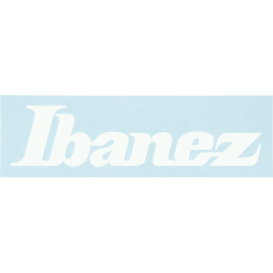 Ibanez Logo Stcker 230x56 mm. White