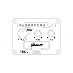 Ibanez AUC10E-OPN Koncert Ukulele m/mikrofon &amp; Soundport inkl. taske 