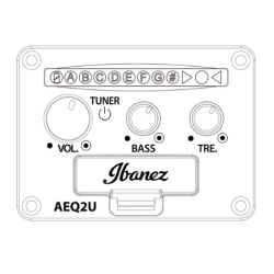 Ibanez EWP12EWB-OPN piccolo guitar m/pickup inkl. taske 