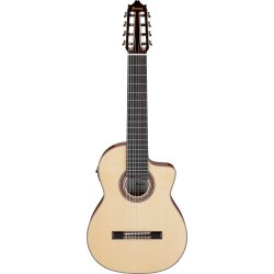 Ibanez GA3008CE-NT 8-strenget Klassisk Guitar m/mikrofon inkl. kuffert (Natural High Gloss) 