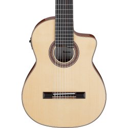 Ibanez GA3008CE-NT 8-strenget Klassisk Guitar m/mikrofon inkl. kuffert (Natural High Gloss) 