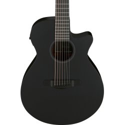 Ibanez AEG721-BOT AEG Serien 7-strenget Western Guitar m/mikrofon (Black Out) 