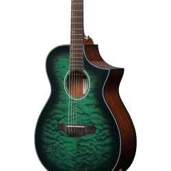 Ibanez AEWC16QA-TEH Western Guitar m/mikrofon (Transparent Emerald Burst)