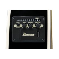 Ibanez TCY10PA-BKB Talman Serien Double Cutaway Western Guitar m/mikrofon (Transparent Brown Black Buest High Gloss)