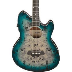 Ibanez TCY10PA-CBS Talman Serien Double Cutaway Western Guitar m/mikrofon (Cosmic Blue Starburst High Gloss)