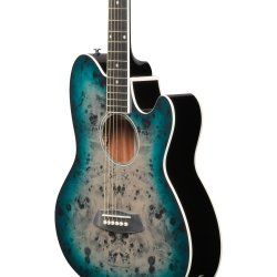 Ibanez TCY10PA-CBS Talman Serien Double Cutaway Western Guitar m/mikrofon (Cosmic Blue Starburst High Gloss)
