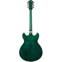 Ibanez AS93FM-TMG AS Artcore Expressionist Hollowbody Elektrisk Guitar (Transparent Moss Green) 