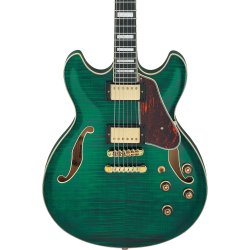 Ibanez AS93FM-TMG AS Artcore Expressionist Hollowbody Elektrisk Guitar (Transparent Moss Green) 