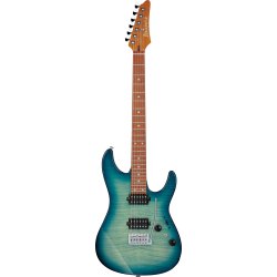 Ibanez AZ24S1F-TXB AZ Standard Elektrisk Guitar (Transparent Turquoise Burst)