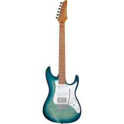 Ibanez AZ22S1F-TXB AZ Standard Elektrisk Guitar (Transparent Turquoise Burst)