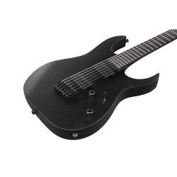 Ibanez RGRTBB21-BKF Iron Label RG Baritone Elektrisk Guitar 