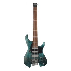 Ibanez Q547PB-COL Quest Headless 7-strenget Elektrisk Guitar inkl. taske (Cosmic Blue Low Gloss)