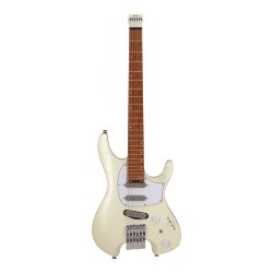 Ibanez ICHI10-VWM Quest Headless Ichika Signature Elektrisk Guitar inkl. taske (Vintage White Matte)