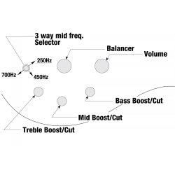 Ibanez BTB866SC-WKL Bass Workshop BTB Terra Firma 6-strenget Elektrisk Bas 