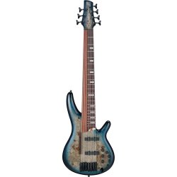 Ibanez SRAS7-CBS Bass Workshop Ashula Fretted/Fretless 7-strenget Elektrisk Bas inkl. kuffert 