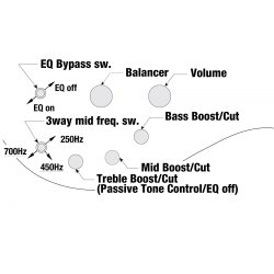 Ibanez SR1425B-CGL SR Premium 5-strenget Elektrisk Bas inkl. taske 