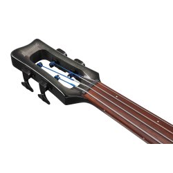 Ibanez UB804-BUL Bass Workshop Fretless Upright 4-strenget Elektrisk Bas inkl.stativ &amp; taske (Black Ice Burst Low Gloss)