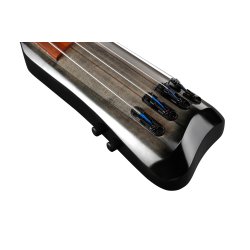 Ibanez UB804-BUL Bass Workshop Fretless Upright 4-strenget Elektrisk Bas inkl.stativ &amp; taske (Black Ice Burst Low Gloss)