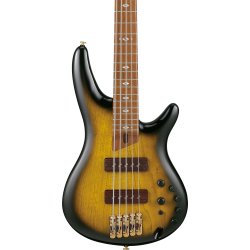 Ibanez SR4505-DST SR Prestige Serien 5-strenget Elektrisk Bas inkl. kuffert (Desert Sunset Burst) 