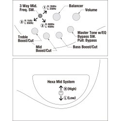 Ibanez SR4505-DST SR Prestige Serien 5-strenget Elektrisk Bas inkl. kuffert (Desert Sunset Burst) 