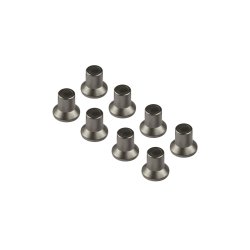 iCon Metal Knop Cap (s�t med 8) til QCon Pro X og Platform M+/X+