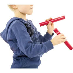 NINO Percussion NINO576R Rattle Sticks Par 18cm (2 stk, r�d)