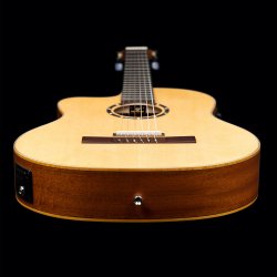 Ortega RCE125SN-L 4/4 St�rrelse Venstreh�ndet Klassisk Guitar m/mikrofon inkl. taske 