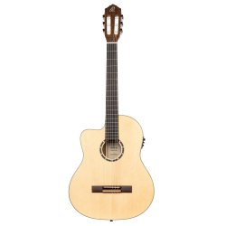 Ortega RCE125SN-L 4/4 St�rrelse Venstreh�ndet Klassisk Guitar m/mikrofon inkl. taske 