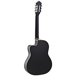 Ortega RCE125SN-SBK 4/4 St�rrelse Klassisk Guitar m/mikrofon inkl. taske