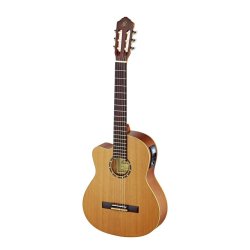 Ortega RCE131L 4/4 St�rrelse Venstreh�ndet Klassisk Guitar m/mikrofon inkl. taske og rem 