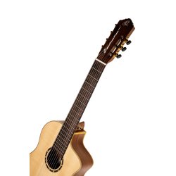 Ortega RCE133-7 4/4 St�rrelse 7-strenget Klassisk Guitar m/mikrofon inkl. taske 