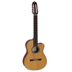 Ortega RCE159-8 8-strenget Klassisk Guitar m/mikrofon inkl. taske og rem 