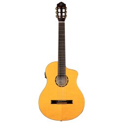 Ortega RCE170F 4/4 Size Flamenco model Klassisk guitar m/mikrofon