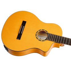 Ortega RCE170F 4/4 Size Flamenco model Klassisk guitar m/mikrofon