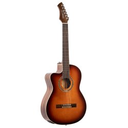 Ortega RCE238SN-FT-L 4/4 St�rrelse Venstreh�ndet Klassisk Guitar m/mikrofon inkl. taske
