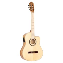 Ortega TZSM-3 4/4 St�rrelse Thomas Zwijsen Signatur Klassisk Guitar m/mikrofon inkl. taske 