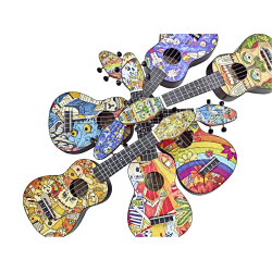 Ortega K2-VP Keiki Soprano ukulele s�t