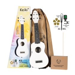 Ortega K2-SCL Keiki Soprano ukulele s�t