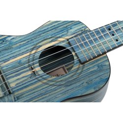 Ortega Koncert ukulele med gigbag, Stonewashed Blue